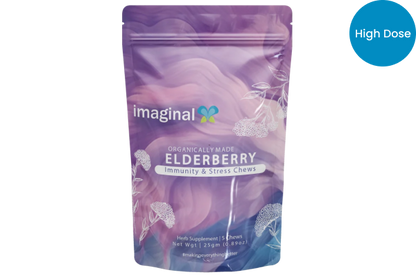 Elderberry Stress Gummies - CBD+THC Gummies - Imaginal Biotech